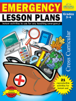 Emergency Lesson Plans - Grades 3-4: Instant activities to use for any teaching emergency!