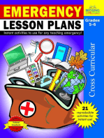 Emergency Lesson Plans - Grades 5-6: Instant activities to use for any teaching emergency!