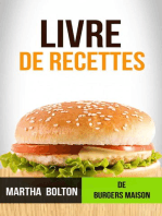 Livre de recettes de burgers maison: Hamburgers