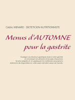 Menus d'automne pour la gastrite