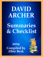 David Archer: Series Reading Order - with Summaries & Checklist - Updated 2019