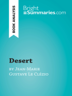 Desert by Jean-Marie Gustave Le Clézio (Book Analysis): Detailed Summary, Analysis and Reading Guide