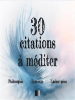 30 citations à méditer: Philosophie, Bien-être, Lâcher-prise