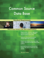 Common Source Data Base Standard Requirements
