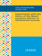 Gale Researcher Guide for: Experiments with the Genre of the Novel: Laurence Sterne's A Sentimental Journey