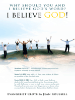 Why Should You And I Believe God’s Word?: I Believe God!