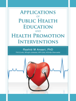 Applications of Public Health Education and Health Promotion Interventions