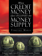 When Credit Money (Far) Eclipses the Money Supply: A Money-Supply View of 21St Century Economic Disasters