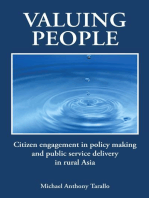 Valuing People: Citizen Engagement in Policy Making and Public Service Delivery in Rural Asia