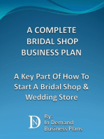 A Complete Bridal Shop Business Plan: A Key Part Of How To Start A Bridal Shop & Wedding Store