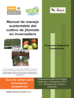 Manual De Manejo Sustentable Del Cultivo De Jitomate En Invernadero