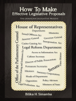 How to Make Effective Legislative Proposals: The Jamaican Legislative Process