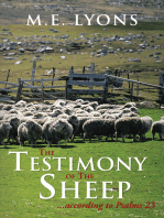 The Testimony of the Sheep...According to Psalms 23
