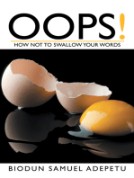 Oops!: How Not to Swallow Your Words
