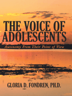 The Voice of Adolescents: Autonomy from Their Point of View