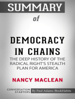 Summary of Democracy in Chains: The Deep History of the Radical Right's Stealth Plan for America