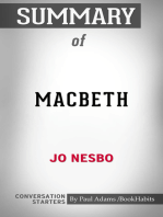 Summary of Macbeth by Jo Nesbo: Conversation Starters