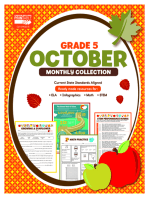 October Monthly Collection, Grade 5