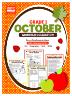 October Monthly Collection, Grade 1