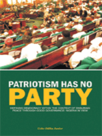 Patriotism Has No Party: Defining Democracy Within the Context of Ensuring Peace