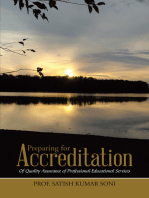 Preparing for Accreditation: Of Quality Assurance of Professional Educational Services