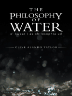 The Philosophy of Water
