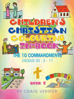 Children's Christian Colouring-In Book: The Ten Commandments Book 2