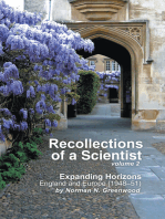 Recollections of a Scientist Volume 2: Expanding Horizons: England and Europe (1948–51)