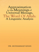 Approximation to the Meanings of Universal Message, the Word of Allah