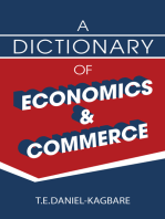 A Dictionary of Economics and Commerce