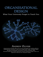 Organisational Design: What Your University Forgot to Teach You