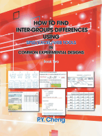 How to Find Inter-Groups Differences Using Spss/Excel/Web Tools in Common Experimental Designs: Book Two