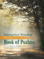 Interactive Worship Readings from the Book of Psalms: A Source Book for Worship Leaders in Readers Theatre Format