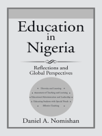 Education in Nigeria: Reflections and Global Perspectives