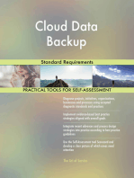 Cloud Data Backup Standard Requirements