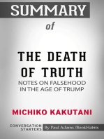 Summary of The Death of Truth: Notes on Falsehood in the Age of Trump