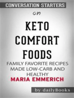 Keto Comfort Foods: Family Favorite Recipes Made Low-Carb and Healthy​​​​​​​ by Maria Emmerich​​​​​​​ | Conversation Starters