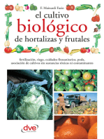 El cultivo biológico de hortalizas y frutales