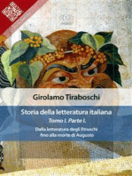 Storia della letteratura italiana del cav. Abate Girolamo Tiraboschi – Tomo 1. – Parte 1