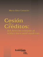 La cesión de créditos