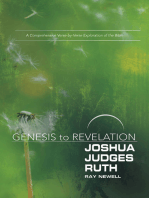 Genesis to Revelation: Joshua, Judges, Ruth Participant Book: A Comprehensive Verse-by-Verse Exploration of the Bible