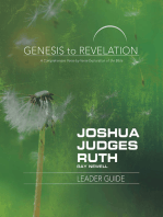 Genesis to Revelation: Joshua, Judges, Ruth Leader Guide: A Comprehensive Verse-by-Verse Exploration of the Bible