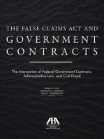 The False Claims Act and Government Contracts: The Intersection of Federal Government Contracts, Administrative Law, and Civil Fraud