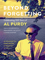 Beyond Forgetting: Celebrating 100 Years of Al Purdy