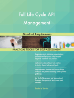 Full Life Cycle API Management Standard Requirements
