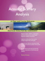 Acoustic Scenery Analysis A Clear and Concise Reference