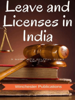 Leave and Licenses in India