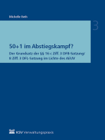 50+1 im Abstiegskampf?: Der Grundsatz der §§ 16 c Ziff. 3 DFB-Satzung/8 Ziff. 3 DFL-Satzung im Lichte des AEUV