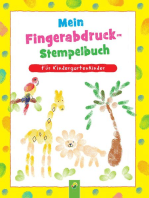 Mein Fingerabdruck-Stempelbuch: Fingerstempeln für Kinder ab 3 Jahren