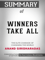 Summary of Winners Take All: The Elite Charade of Changing the World